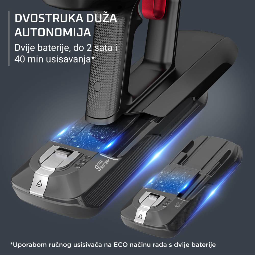 Bežični štapni usisavač Rowenta RH99G3WO